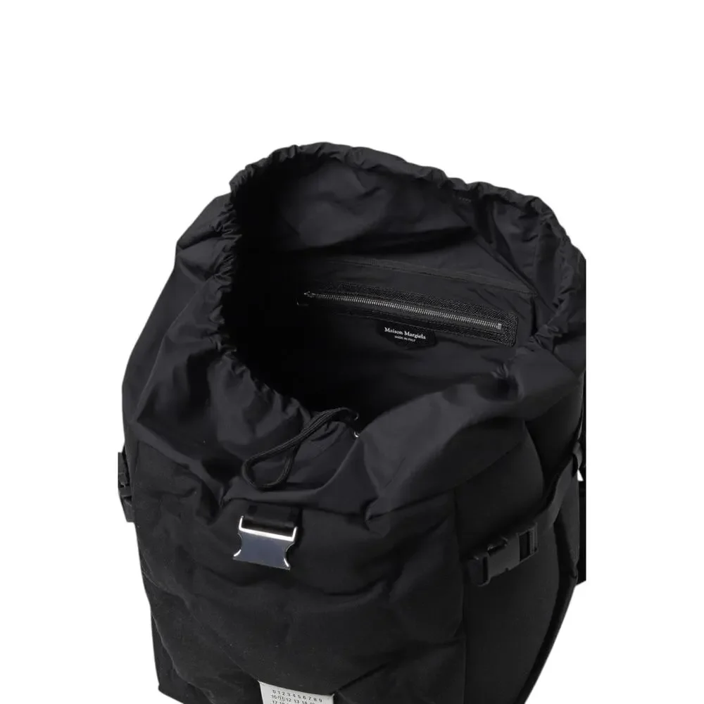 Maison Margiela Glam Slam Numbers Patch Canvas Backpack Black - New $2050